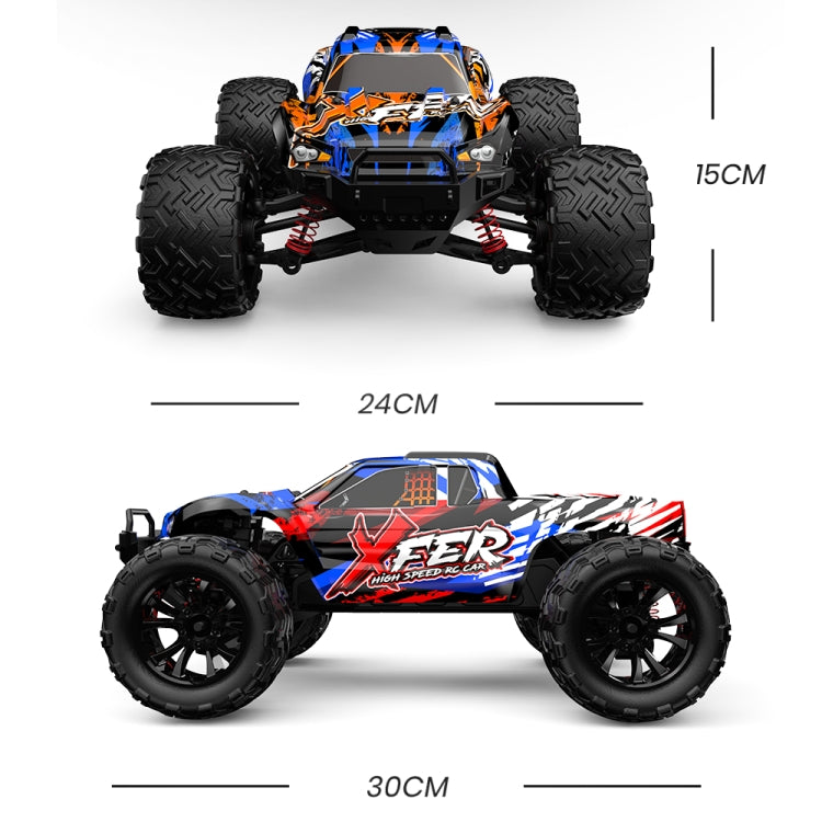 9501E 1:16 Full Scale Remote Control 4WD High Speed Car(Red) by bashfashion