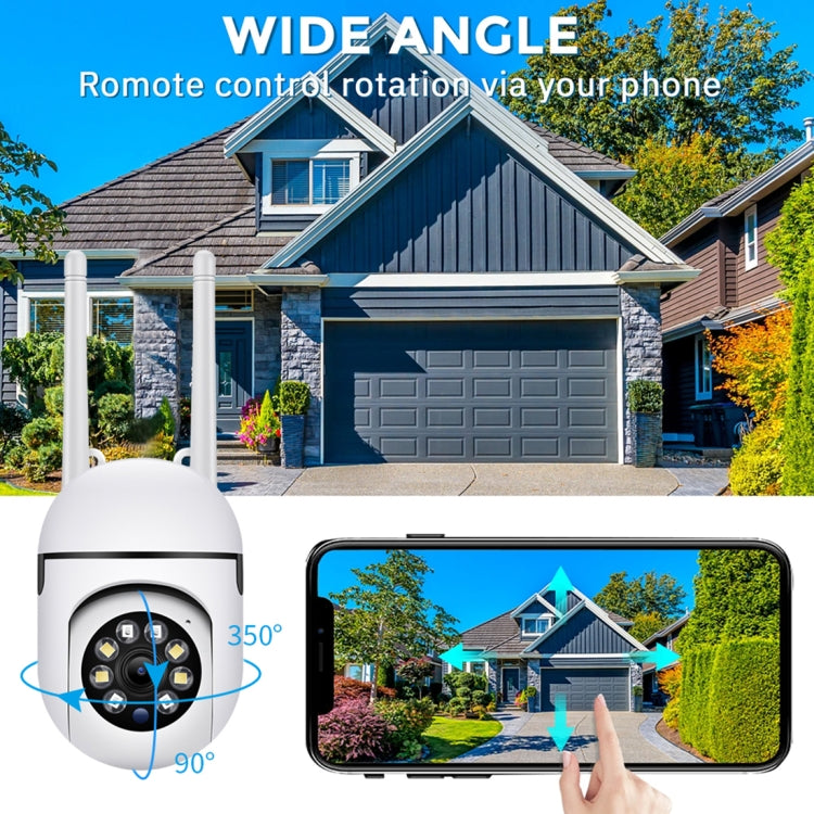 A7 1080P HD Wireless WiFi Smart Surveillance Camera Support Night Vision / Two Way Audio without Memory by bashfashion