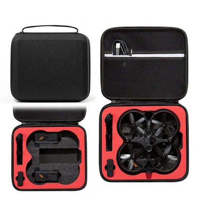 For DJI Avata Drone Body Square Shockproof Hard Case Carrying Storage Bag, Size: 28 x 23 x 10cm(Black + Red Liner) by bashfashion