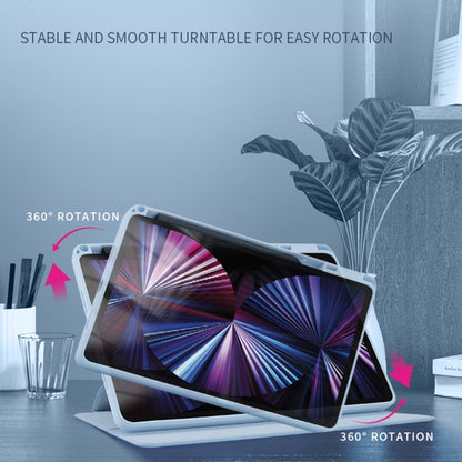 For Honor Pad 8 12 inch 2022 Acrylic 360 Degree Rotation Holder Tablet Leather Case(Purple) by bashfashion
