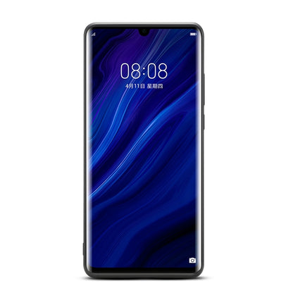 For Huawei P30 Pro Denior DV Elastic Card PU Back Cover Phone Case(Grey) by Denior