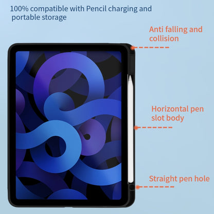 For iPad 2025 / 2022 Acrylic 360 Degree Rotation Holder Tablet Leather Case(Purple) by bashfashion
