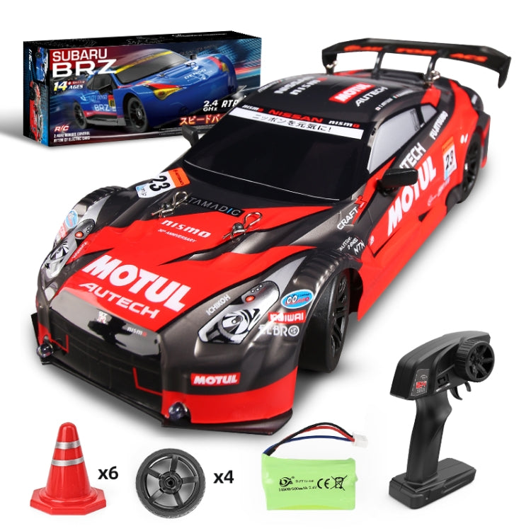 2.4G 1:16 4WD Drift RC Toy Car(Black Red) by bashfashion