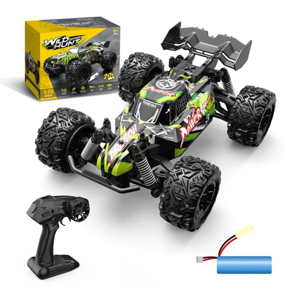 2.4G 1:20 Full Scale RC Off-road Vehicle(Green) by bashfashion