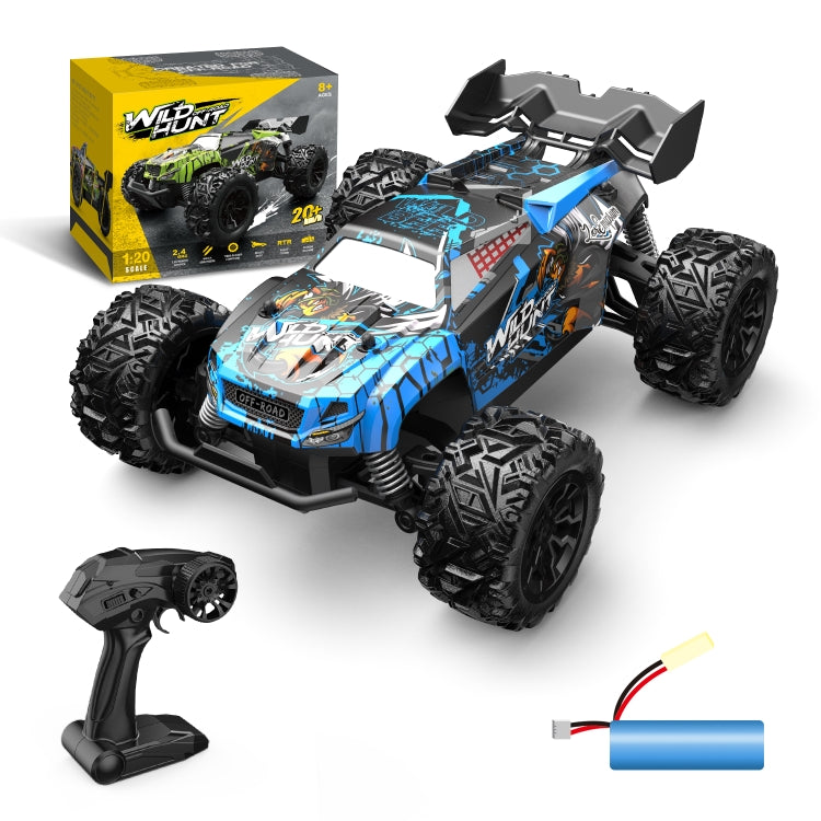 2.4G 1:20 Full Scale RC Off-road Vehicle(Blue) by bashfashion