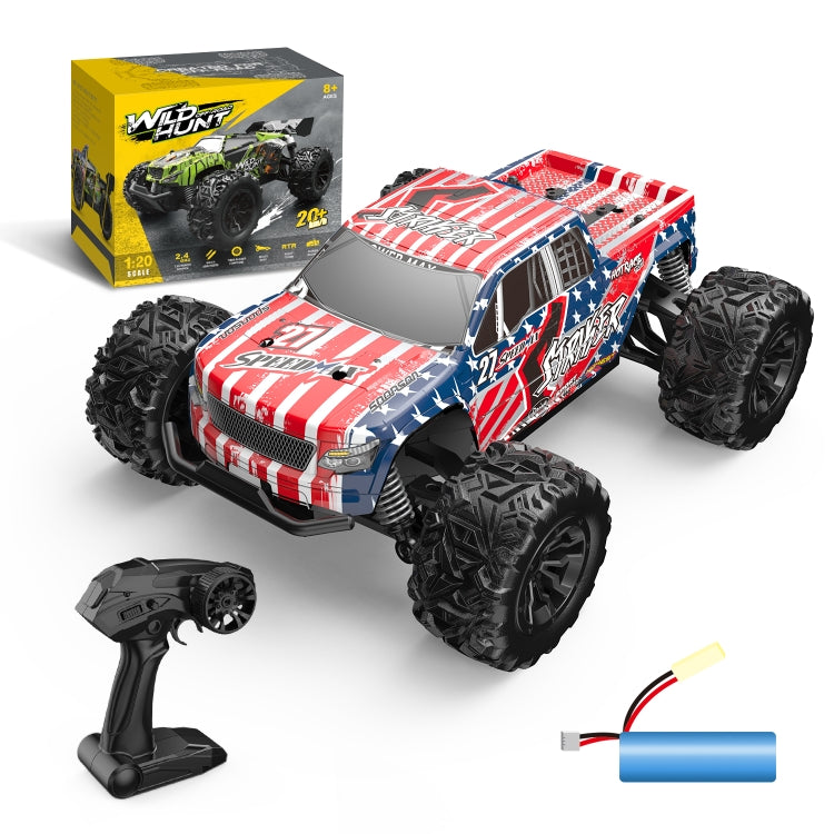 2.4G 1:20 Full Scale RC Off-road Vehicle(Red) by bashfashion