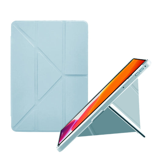 For Samsung Galaxy Tab S6 Lite 2022 / 10.4 P610 Acrylic 2 in 1 Y-fold Smart Leather Tablet Case(Ice White) by bashfashion