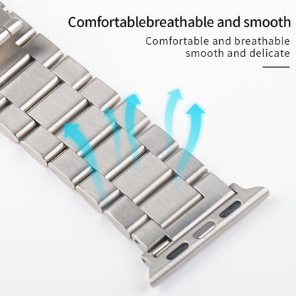 Strains Metal Watch Band For Apple Watch Ultra 49mm / Series 8&7 45mm / SE 2&6&SE&5&4 44mm / 3&2&1 42mm(Blue) by bashfashion