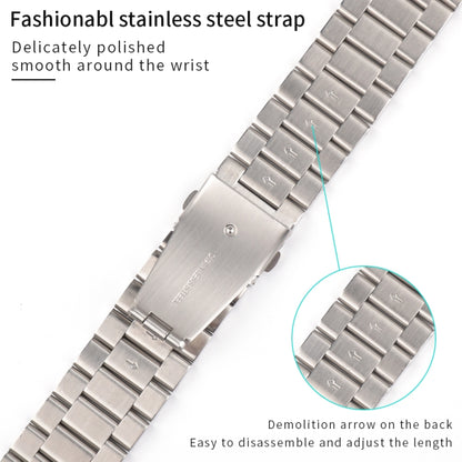 Strains Metal Watch Band For Apple Watch Ultra 49mm / Series 8&7 45mm / SE 2&6&SE&5&4 44mm / 3&2&1 42mm(Silver+Black) by bashfashion