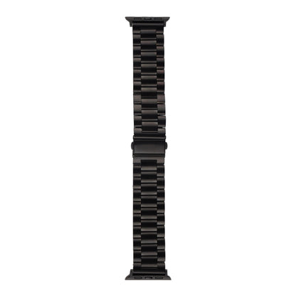 Strains Metal Watch Band For Apple Watch Series 8&7 41mm / SE 2&6&SE&5&4 40mm / 3&2&1 38mm(Black) by bashfashion