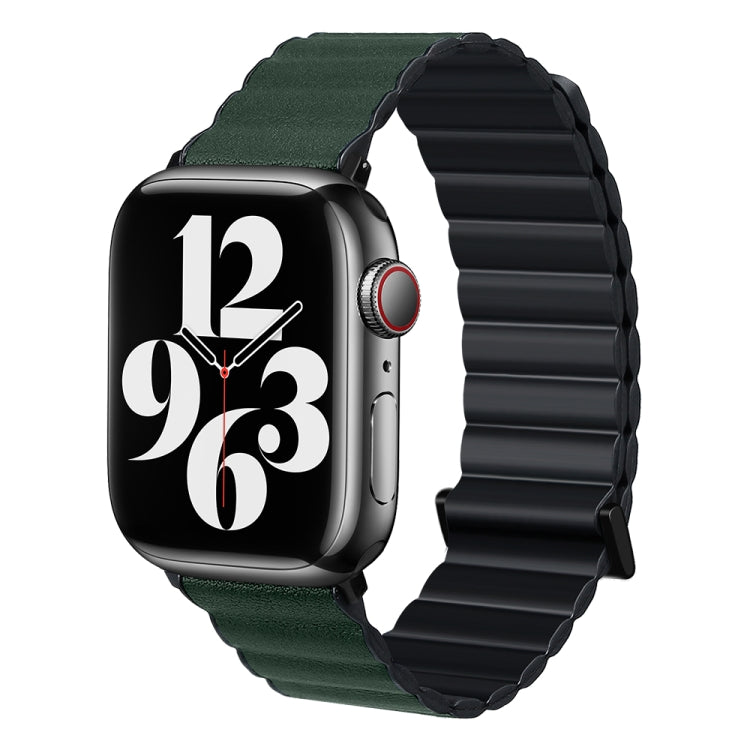 TPU Magnetic Watch Band For Apple Watch Ultra 49mm&Watch Ultra 2 49mm / Series 9&8&7 45mm / SE 3&SE 2&6&SE&5&4 44mm / 3&2&1 42mm(Pink+ Sierra Blue) by bashfashion