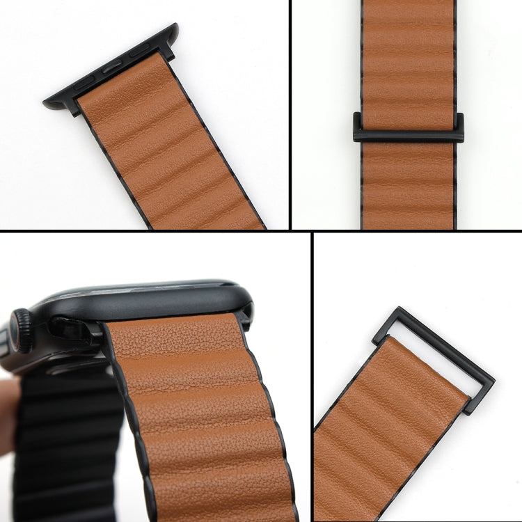 TPU Magnetic Watch Band For Apple Watch Ultra 49mm&Watch Ultra 2 49mm / Series 9&8&7 45mm / SE 3&SE 2&6&SE&5&4 44mm / 3&2&1 42mm(Pink+ Sierra Blue) by bashfashion