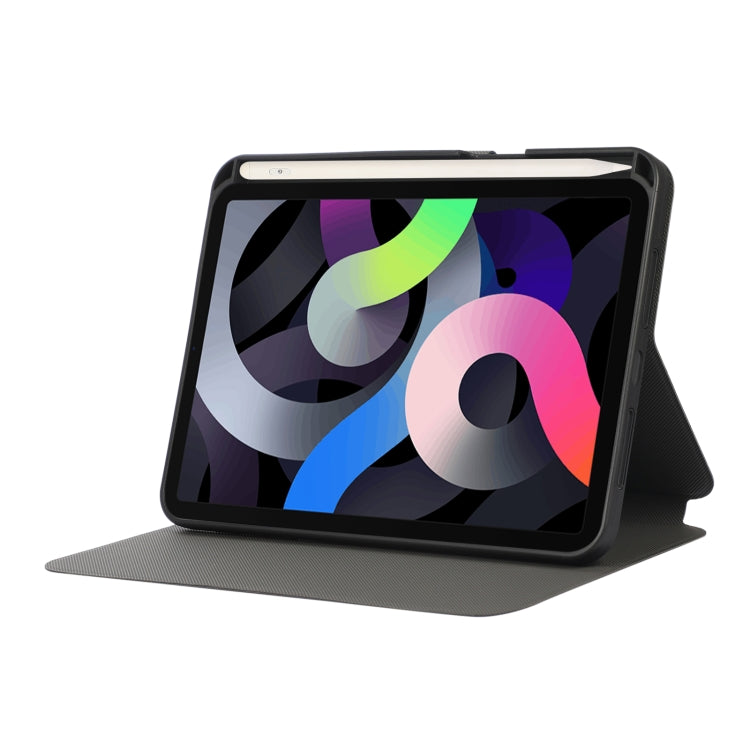 For iPad 2025 / 2022 Magnetic Buckle Leather Tablet Case(Black) by bashfashion