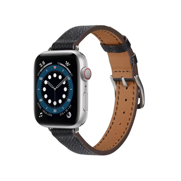 Cross Texture Breathable Watch Band For Apple Watch Ultra 49mm&Watch Ultra 2 49mm / Series 9&8&7 45mm / SE 3&SE 2&6&SE&5&4 44mm / 3&2&1 42mm(Black) by bashfashion