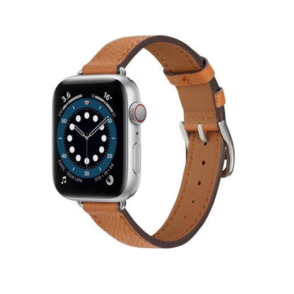 Cross Texture Breathable Watch Band For Apple Watch Ultra 49mm&Watch Ultra 2 49mm / Series 9&8&7 45mm / SE 3&SE 2&6&SE&5&4 44mm / 3&2&1 42mm(Orange) by bashfashion