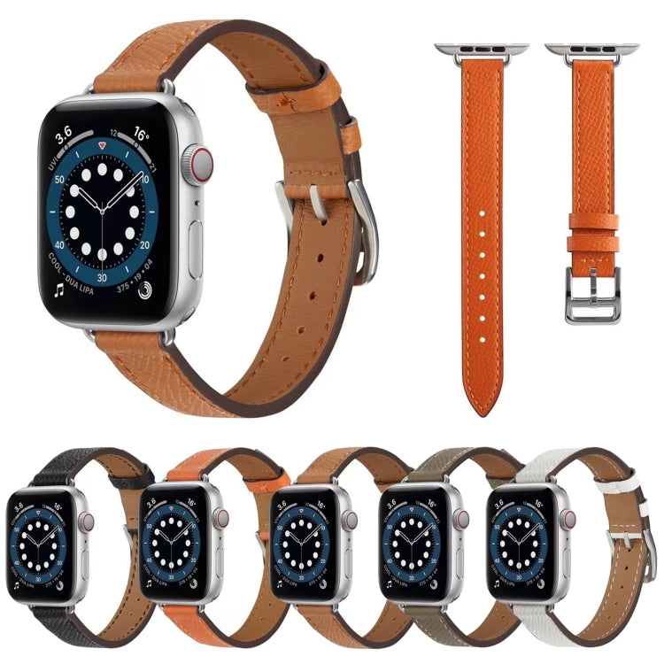 Cross Texture Breathable Watch Band For Apple Watch Ultra 49mm&Watch Ultra 2 49mm / Series 9&8&7 45mm / SE 3&SE 2&6&SE&5&4 44mm / 3&2&1 42mm(Brown) by bashfashion
