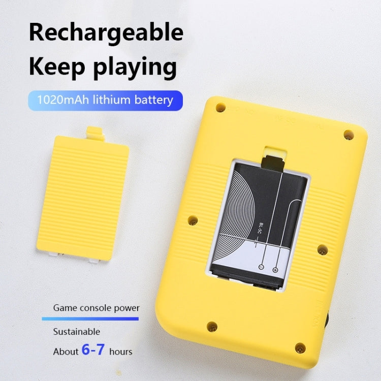 MK800 Doubles 3.0 inch Macaron Mini Handheld Game Console Built-in 800 Games(Green) by bashfashion