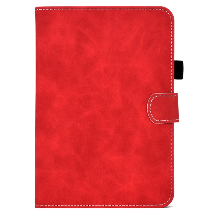 For iPad 2025 / 2022 Cowhide Texture Tablet Leather Smart Case(Red) by bashfashion
