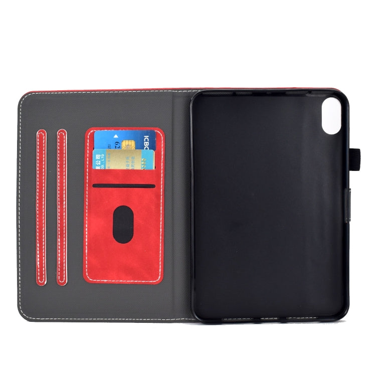 For iPad 2025 / 2022 Cowhide Texture Tablet Leather Smart Case(Red) by bashfashion