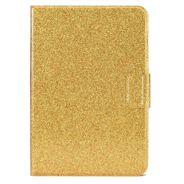 For iPad 2025 / 2022 Varnish Glitter Powder Smart Leather Tablet Case(Yellow) by bashfashion