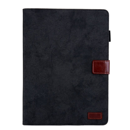 For iPad 2025 / 2022 Cloth Texture Leather Smart Tablet Case(Black) by bashfashion