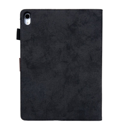 For iPad 2025 / 2022 Cloth Texture Leather Smart Tablet Case(Black) by bashfashion