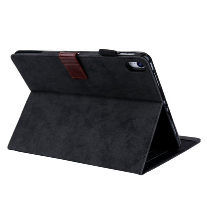For iPad 2025 / 2022 Cloth Texture Leather Smart Tablet Case(Black) by bashfashion