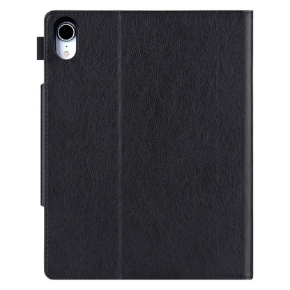 For iPad 2025 / 2022 Solid Color Metal Buckle Leather Smart Tablet Case(Black) by bashfashion