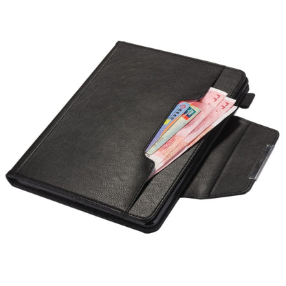 For iPad 2025 / 2022 Solid Color Metal Buckle Leather Smart Tablet Case(Black) by bashfashion