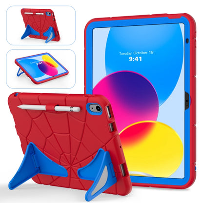 For iPad 2025 / 2022 Silicone + PC Shockproof Protective Tablet Case(Red+Blue) by bashfashion