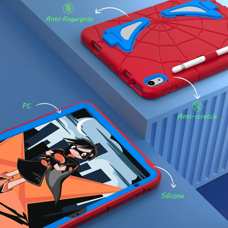 For iPad 2025 / 2022 Silicone + PC Shockproof Protective Tablet Case(Red+Blue) by bashfashion