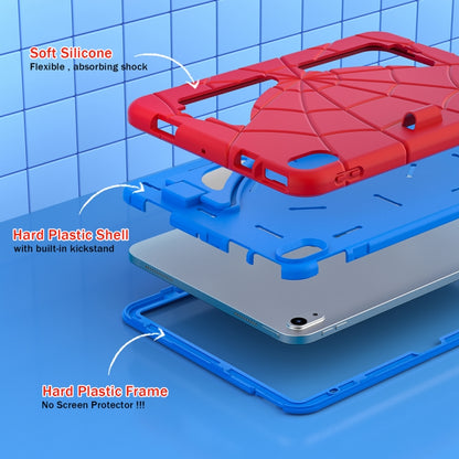 For iPad 2025 / 2022 Silicone + PC Shockproof Protective Tablet Case(Red+Blue) by bashfashion