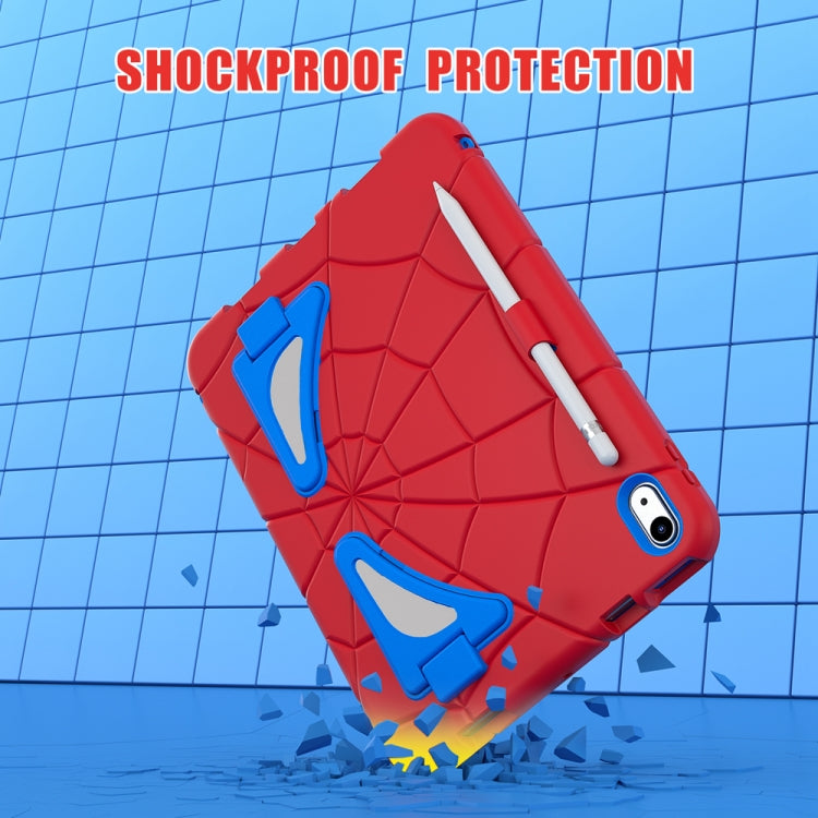 For iPad 2025 / 2022 Silicone + PC Shockproof Protective Tablet Case(Red+Blue) by bashfashion