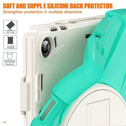 For Lenovo Tab M10 10.1 3rd Gen Silicone + PC Protective Tablet Case(Mint Green) by bashfashion