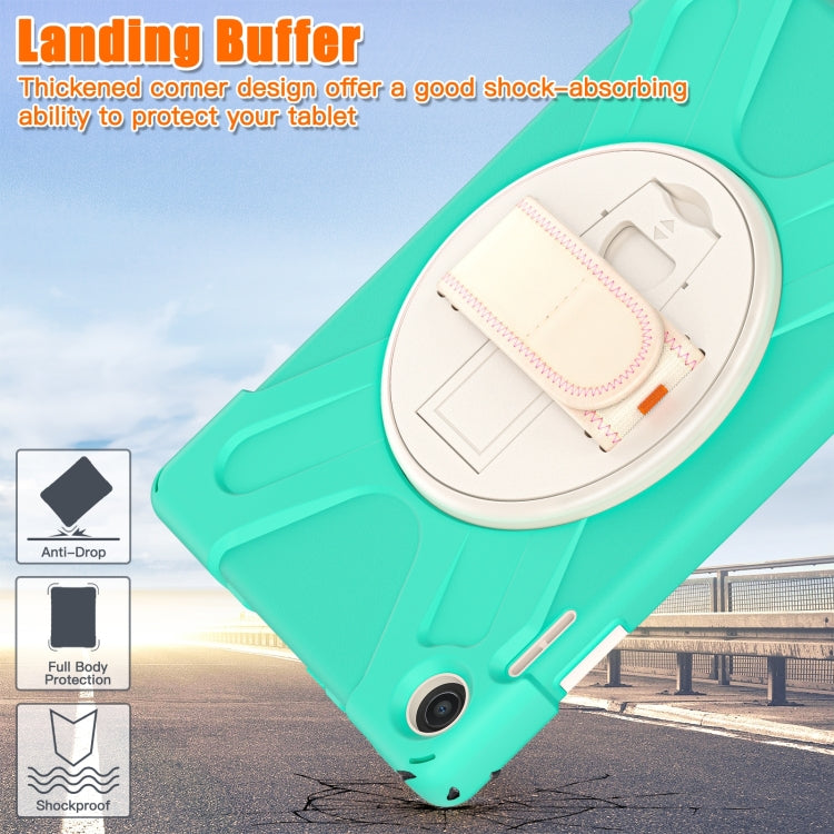 For Lenovo Tab M10 10.1 3rd Gen Silicone + PC Protective Tablet Case(Mint Green) by bashfashion