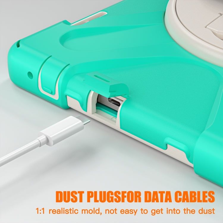 For Lenovo Tab M10 10.1 3rd Gen Silicone + PC Protective Tablet Case(Mint Green) by bashfashion