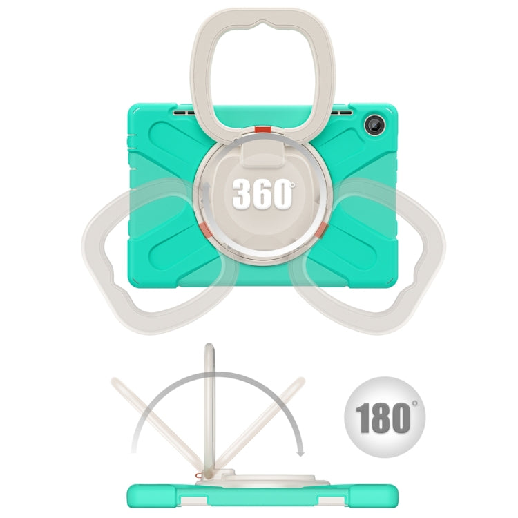 For Lenovo Tab M10 10.1 3rd Gen Silicone + PC Protective Tablet Case(Mint Green) by bashfashion