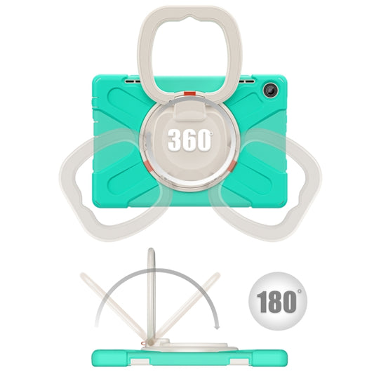 For Lenovo Tab M10 10.1 3rd Gen Silicone + PC Protective Tablet Case(Mint Green) by bashfashion