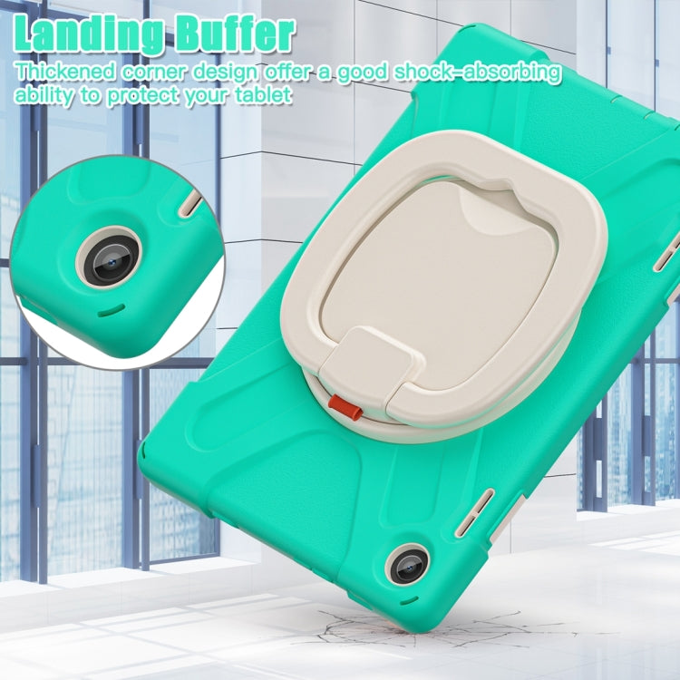 For Lenovo Tab M10 10.1 3rd Gen Silicone + PC Protective Tablet Case(Mint Green) by bashfashion