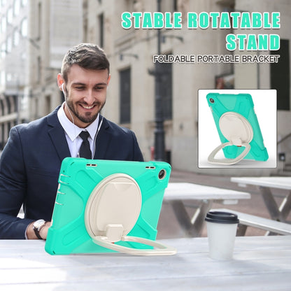 For Lenovo Tab M10 10.1 3rd Gen Silicone + PC Protective Tablet Case(Mint Green) by bashfashion