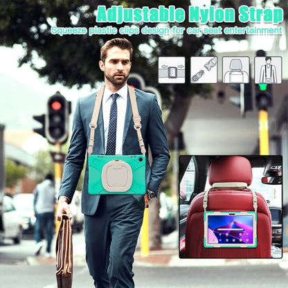 For Lenovo Tab M10 10.1 3rd Gen Silicone + PC Protective Tablet Case(Mint Green) by bashfashion
