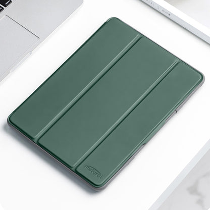 For iPad 2025 / 2022 Mutural PC + TPU Shockproof Leather Tablet Case(Green) by Mutural