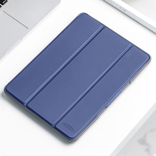 For iPad 2025 / 2022 Mutural PC + TPU Shockproof Leather Tablet Case(Blue) by Mutural