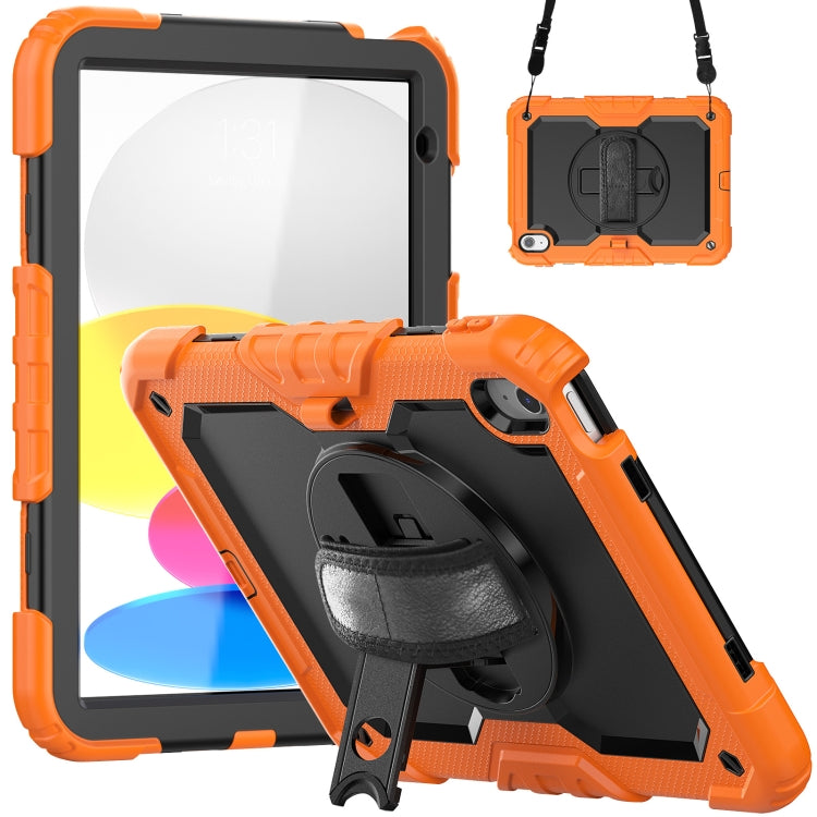 For iPad 2025 / 2022 Silicone + PC Full Body Protection Tablet Case(Orange) by bashfashion