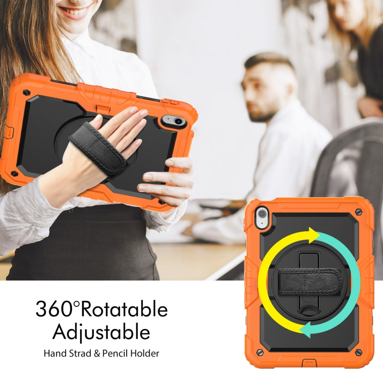 For iPad 2025 / 2022 Silicone + PC Full Body Protection Tablet Case(Orange) by bashfashion