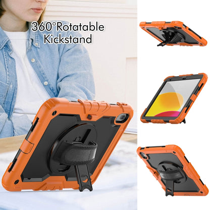 For iPad 2025 / 2022 Silicone + PC Full Body Protection Tablet Case(Orange) by bashfashion