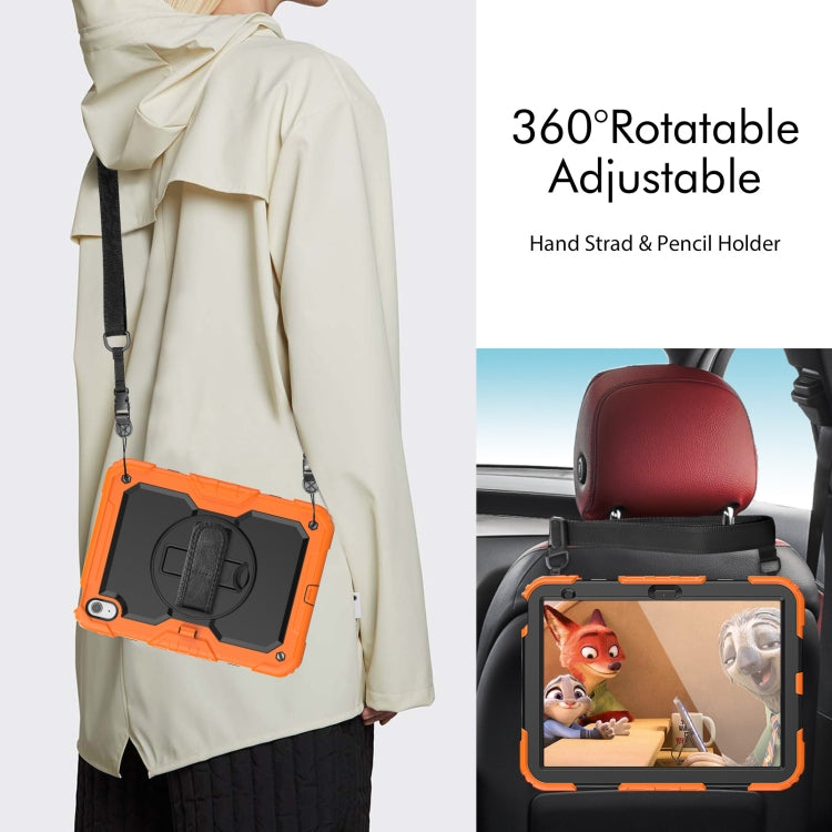 For iPad 2025 / 2022 Silicone + PC Full Body Protection Tablet Case(Orange) by bashfashion