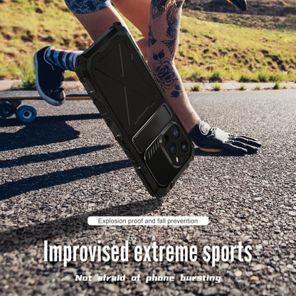 For iPhone 14 Pro R-JUST Life Waterproof Dustproof Shockproof Phone Case(Black) by R-JUST