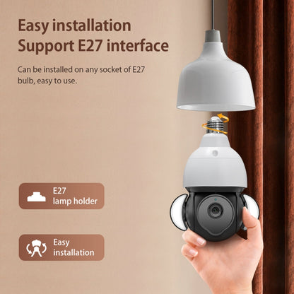 ST-426E-5MP-TY 5MP E27 Light Bulb Floodlight Camera by bashfashion