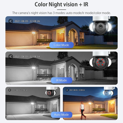 ST-426PRO-3M-TY 4MP Smart Security Floodlight Camera Support Two-way Audio / Night Vision by bashfashion